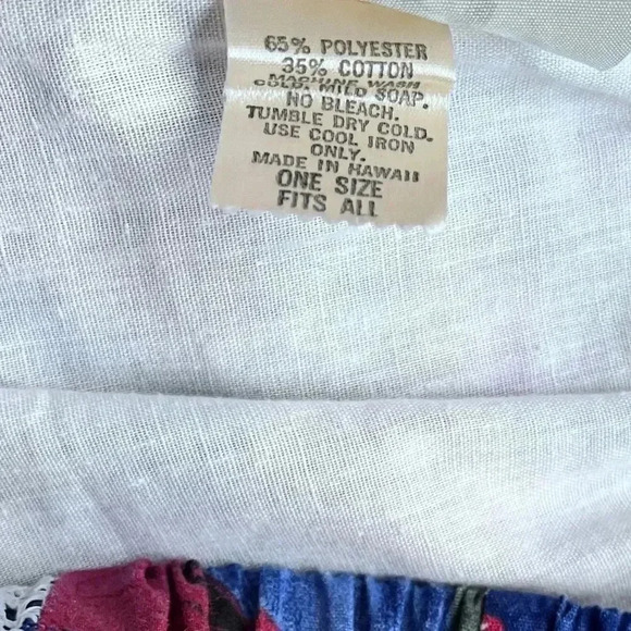 1950s Vintage Floral Print Cotton Full Midi Skirt - Picture 14 of 14